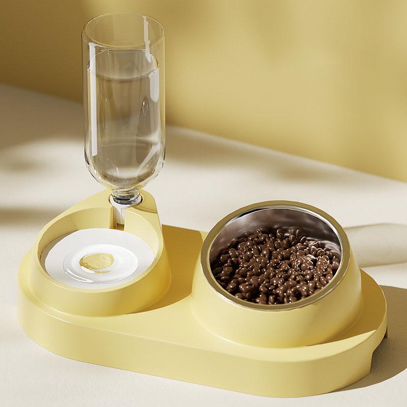 Pet Bowls Automatic Water Dispenser Feeder Cat Dog Food Water Bowl Non-slip Pet Feeding Supplies