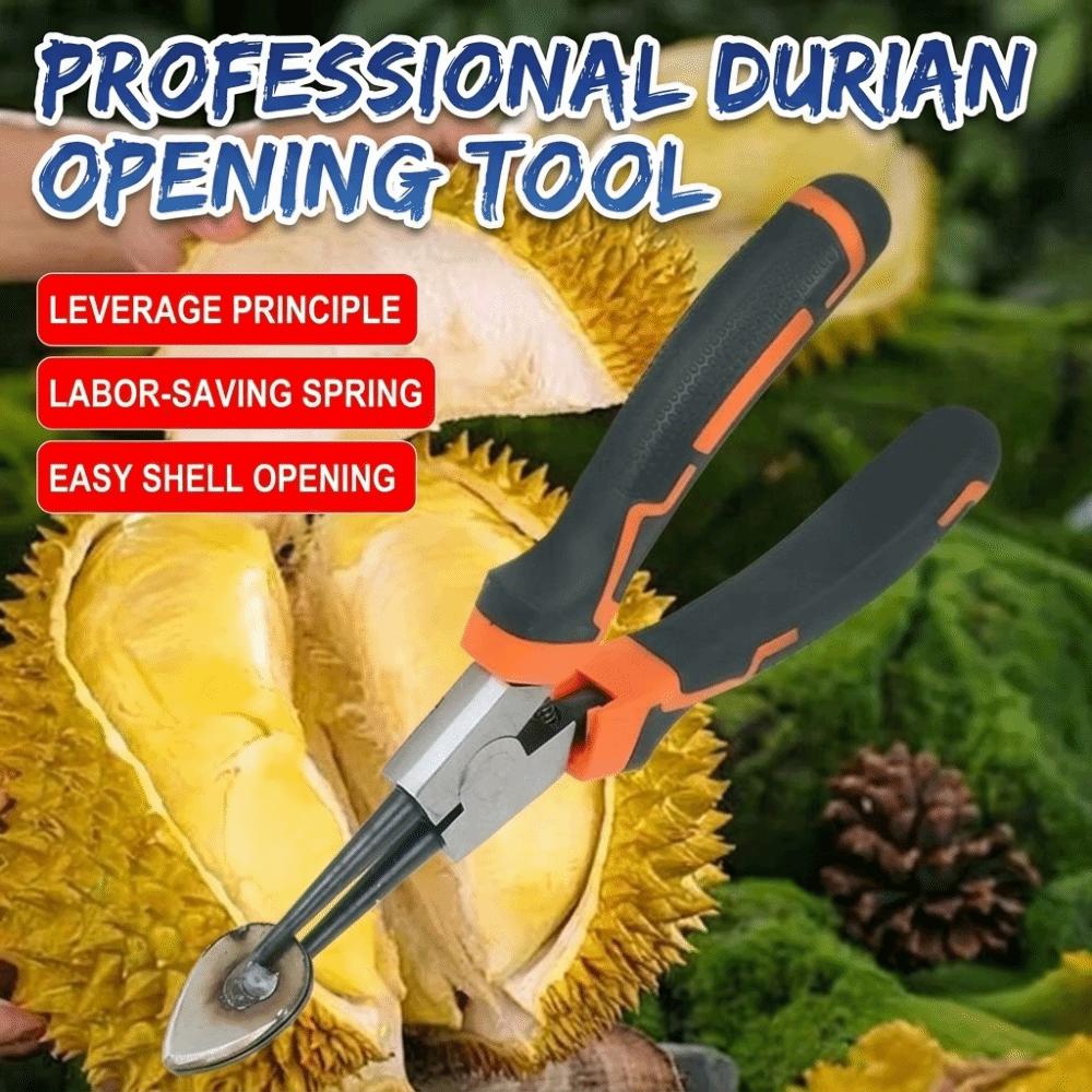 Labor Saving Durian Opening Tool Metal Durian Pliers Portable Durian Opener Pliers Kitchen Use