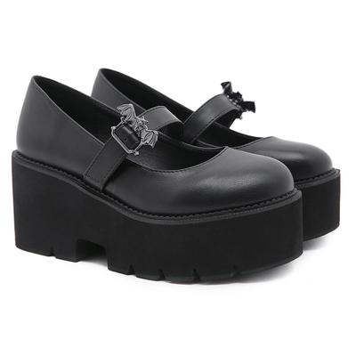 Chaussures de mode Chaussures Lolita Chaussures pour femmes Style japonais Chaussures Mary Jane pour femmes Vintage Chaussures à plateforme pour étudiantes Chaussures à plateforme 35-43