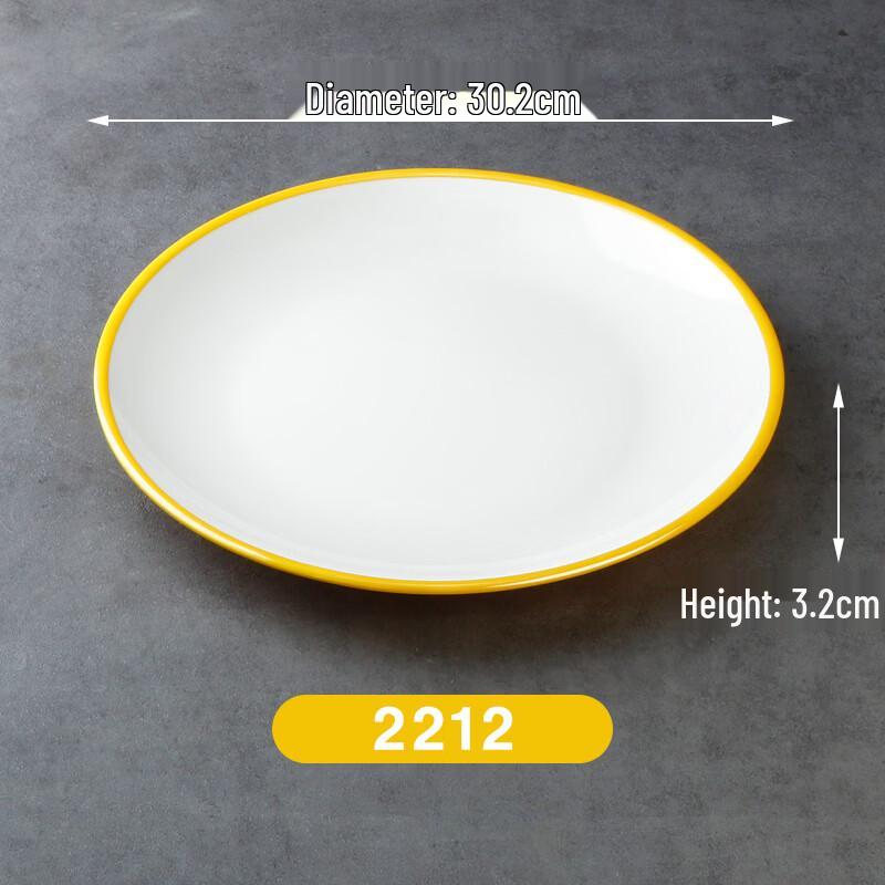 Commercial Round Melamine Dinner Plate