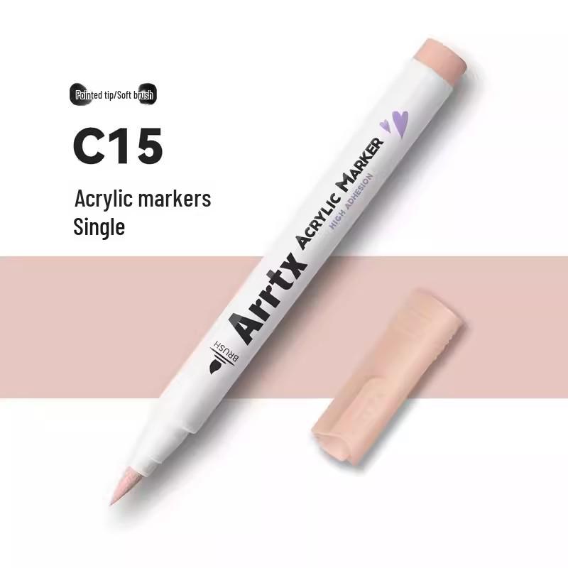 Arrtx Artesian Acrylmarker - Weiche Spitze, Wasserfest, 30 Lilatöne für DIY & Graffiti.