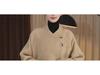 2025 Autumn/Winter Women's Alpaca Wool Hand-sewn Loose Fit Scarf Style Coat