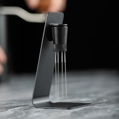 Espresso Kahve Karıştırma İğnesi 8 İğneli Manyetik Emme Standlı Barista Kahve Karıştırma Dağıtım Aletleri Standlı