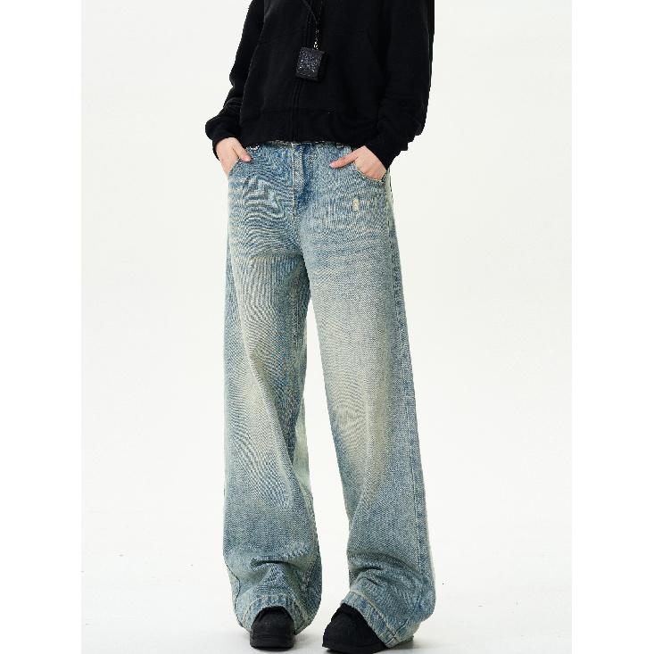 Cleanfit Machete Jeans Men's New American High Street Vibe Ruan Shuai Loose Straight Wide Leg Casual Pants