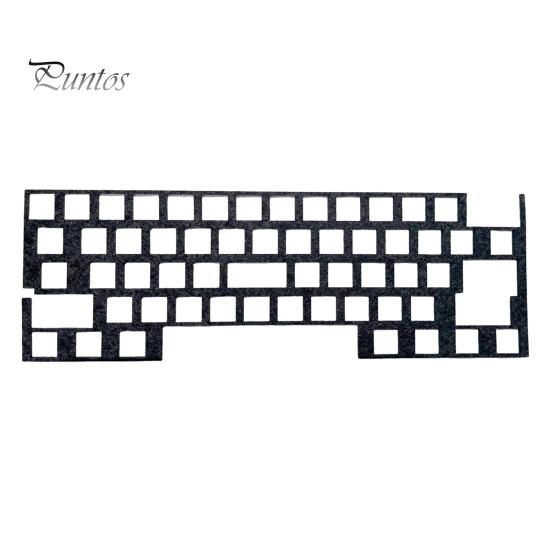 Cuscinetto in schiuma smorzante per tastiere silenziose, interruttori per tastiera, cuscinetto silenziatore per tastiera meccanica 60/84/87/96/104/660/980