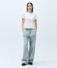 Malittepeulangsowajeobeo W Low-Waist Tuck Wide Denim Pants Light Blue