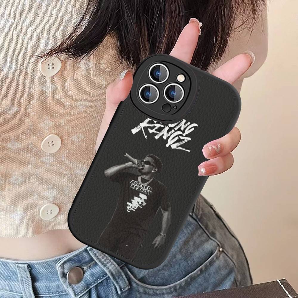 

Myke Towers Rapper For IPhone 16 15 14 16E 13 12 11 Pro Max Plus Phone Leather Case iphone 12pro