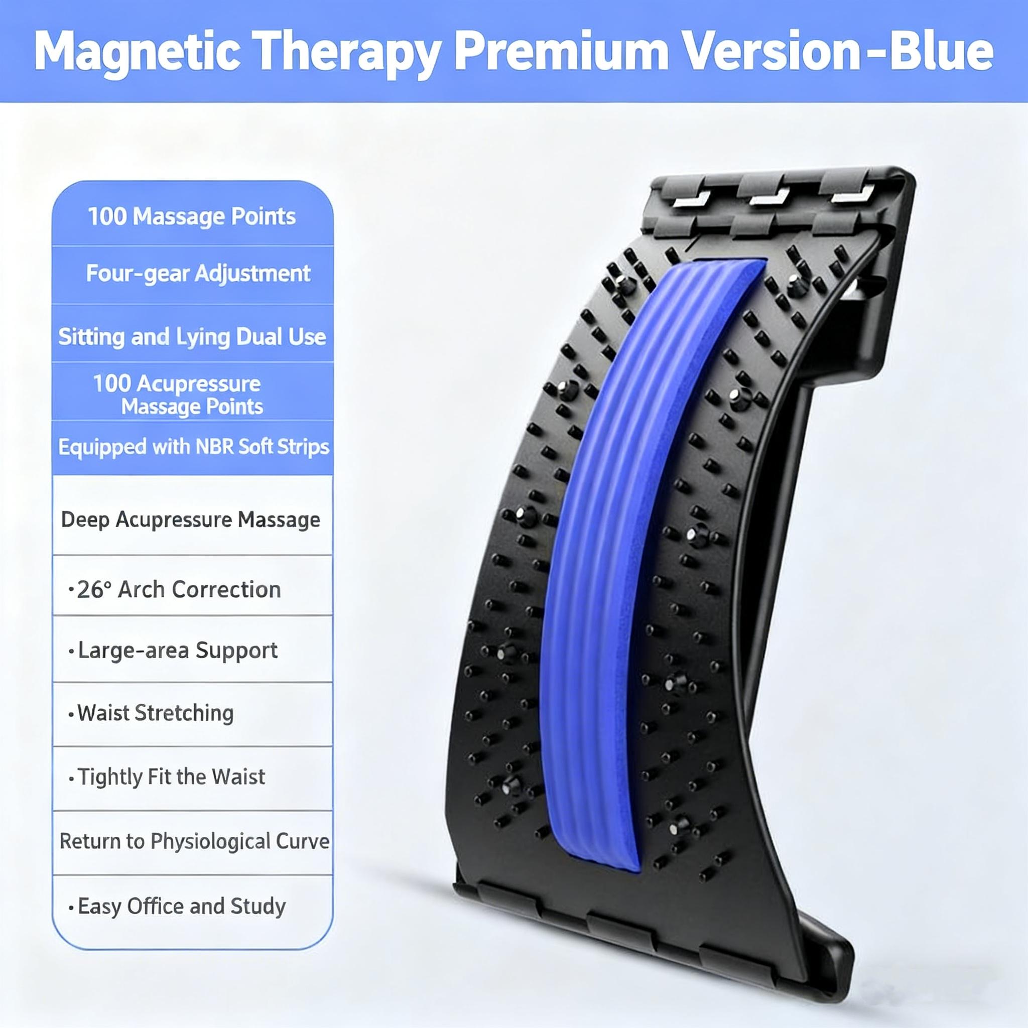 Back Massager Stretch Lumbar Support Relaxation Spine Pain Relief Vertebral Relaxer Stretches The Lower Traction Corrects Waist