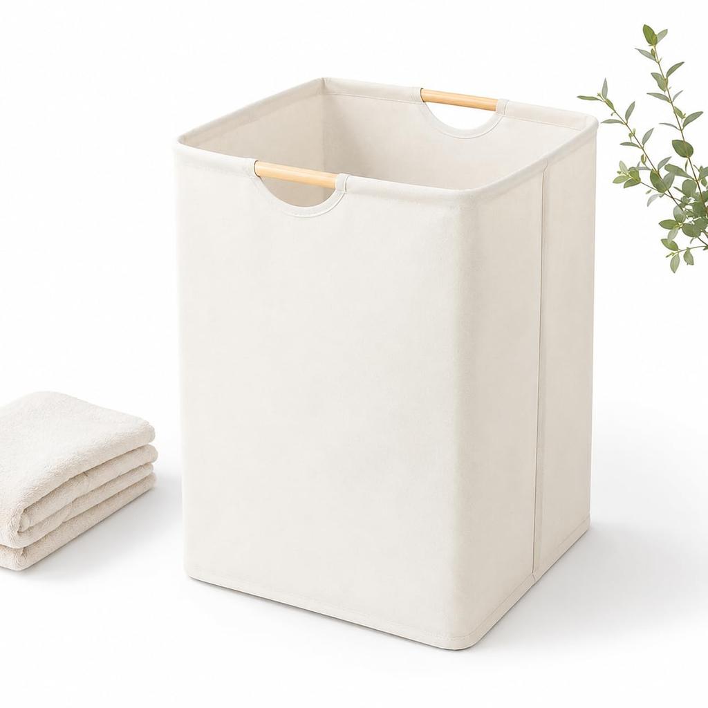 Foldable Laundry Large Storage Box and Laundry Laundry Washing Machine Laundry White Laundry Basket Basket, Capacity, Waterproof, Slim, Stylish,