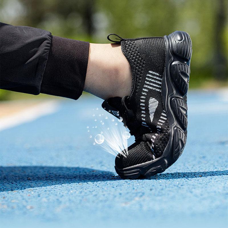 Oulylan Wear Resistant Men Work Boots Protection Shoes With Anti Smashing And Anti Piercing Steel Toe Caps Safety Shoes