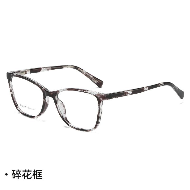 P new European and American fashion trend tr tail needle flat mirror can be equipped with myopia glasses plain frame