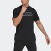 Adidas Sport Round Neck Short Sleeve T-Shirt Men Tops Black GV5189