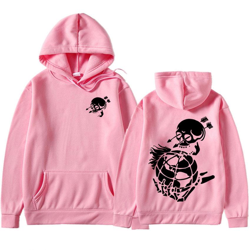 Forward Observations Group Hoodie Punk Skeleton Hoodies Gothic Clothes Men Women Fashion Graphic Loose Hooded Pullovers