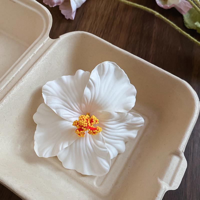 Rote Spinnenlilie Acryl Haarspange: Retro chinesischer Stil Haarschmuck