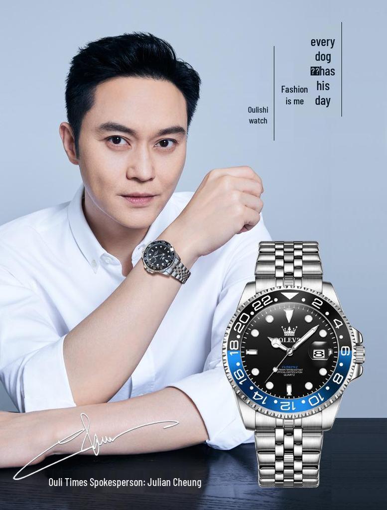 OLEVS Luminous Waterproof Men's Quartz Watch