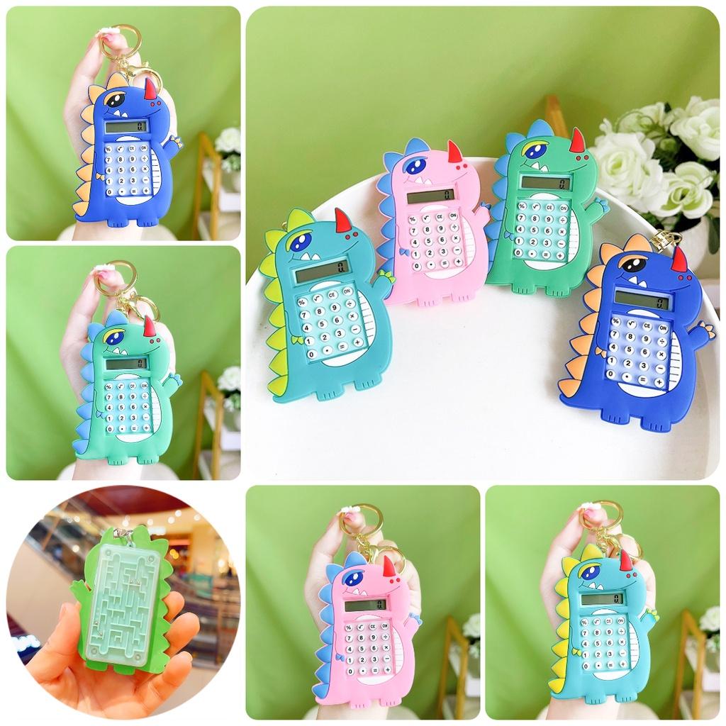 Lovely Resin Dinosaur Maze Keychain Creative Kids Toy Decoration