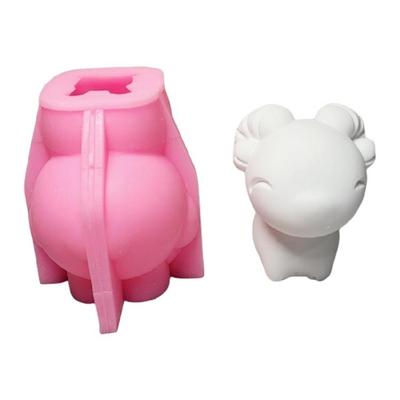 3D Sheep Candle Molds Epoxy Resin Molds Candle Making Molds Silicone Molds Castings Molds Ornament Plasters Molds