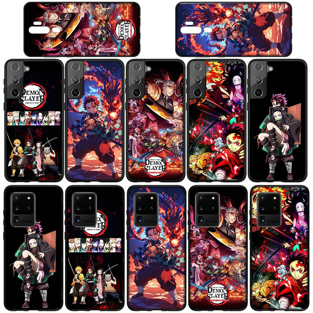For Samsung Galaxy S25 S24 iPhone 17 16 15 Xiaomi Redmi Note 14 13 12 11 Plus Pro Max Phone Case Demon Slayer Kamado Tanjirou Kamado OPPO Huawei Cover