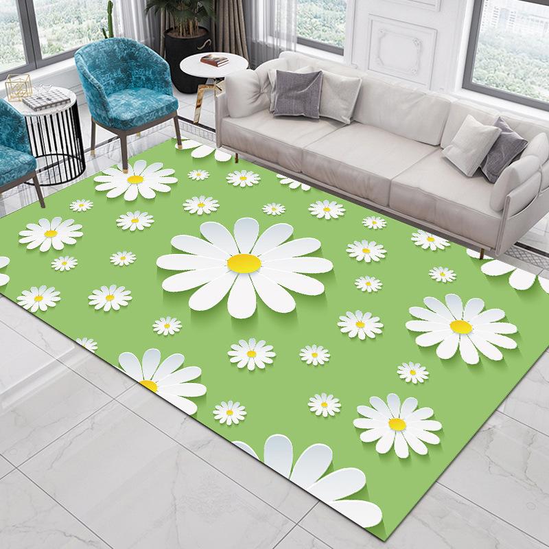 Living Room Carpet Nordic Ethnic Style Home Decoration Coffee Tables Large Area Plush Mat Bedroom Vintage Rug