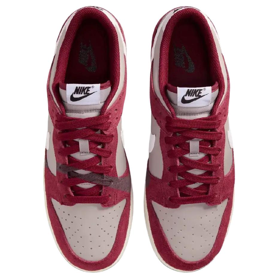 Nike Dunk Low Grau Weiß Team Rot Herren Sneaker College-Grau Weiß-Team-Rot-Sail IB6399-004