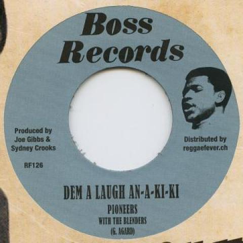 7inch Record PIONNERS - Dem A Laugh An A Ki Ki / Dolly Hous RF126 Boss Records/Re 1968 Europe Reggae, Ska & Dub