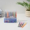 12-Color Quick-Dry Rollerball Pen Set - Large Capacity, Water-Based, Multi-Color for Students and Journaling