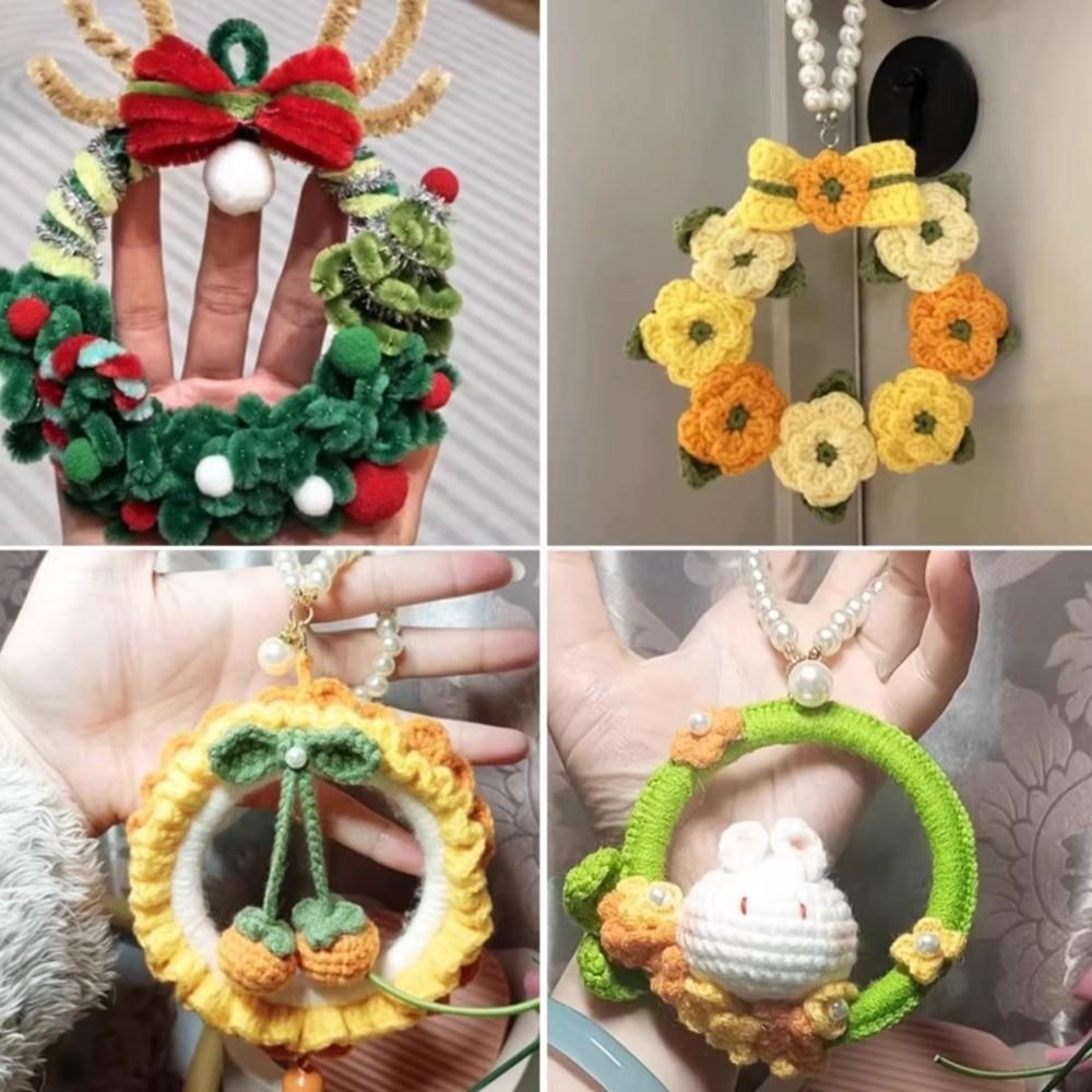 10PCS Smooth Surface Plastic Hoops Rings White Macrame Hoops Dream Catcher Making