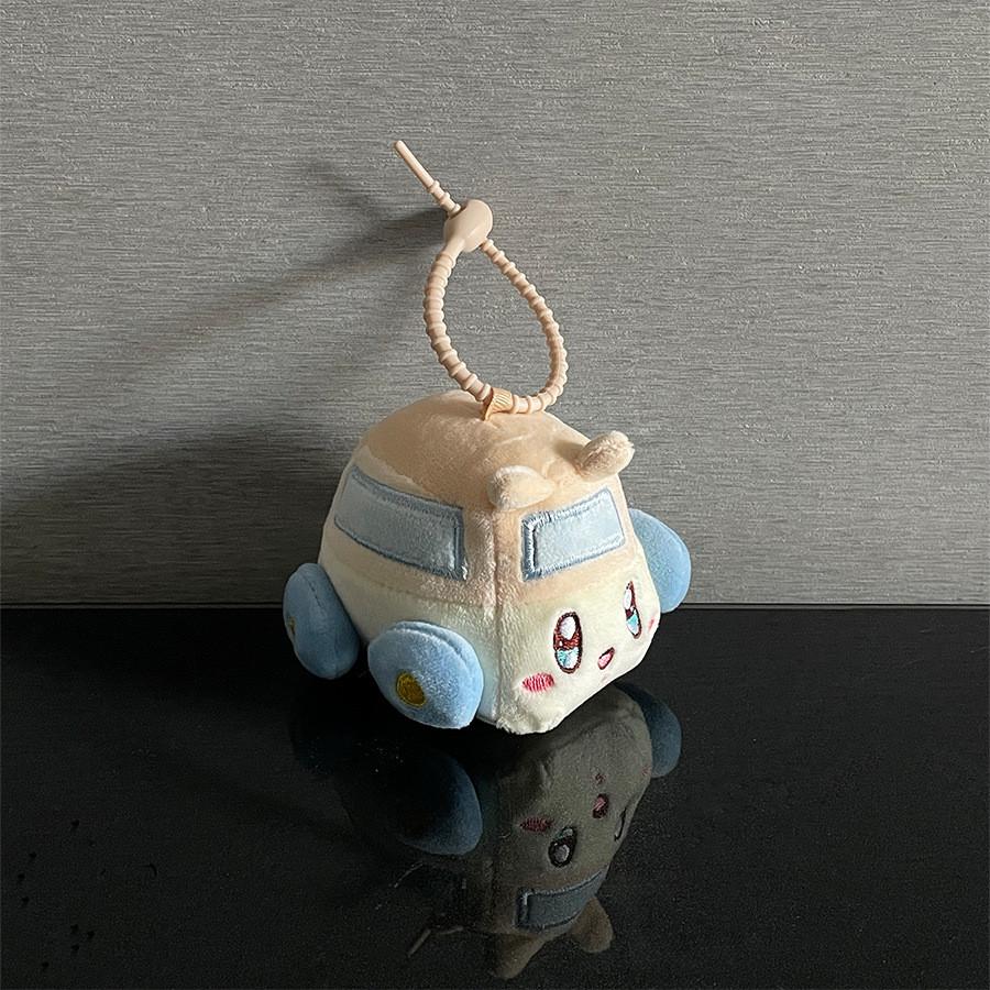 

Цепочка-симулятор автомобильного ключа, мультяшный плюшевый кулон, игрушка-украшение, кукла, детский подарок бежевый