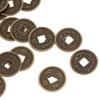 Feng Shui Coin Set 2cm Metal Luck Coins Collectible Ornament for Wallet Handbag Home Accessory