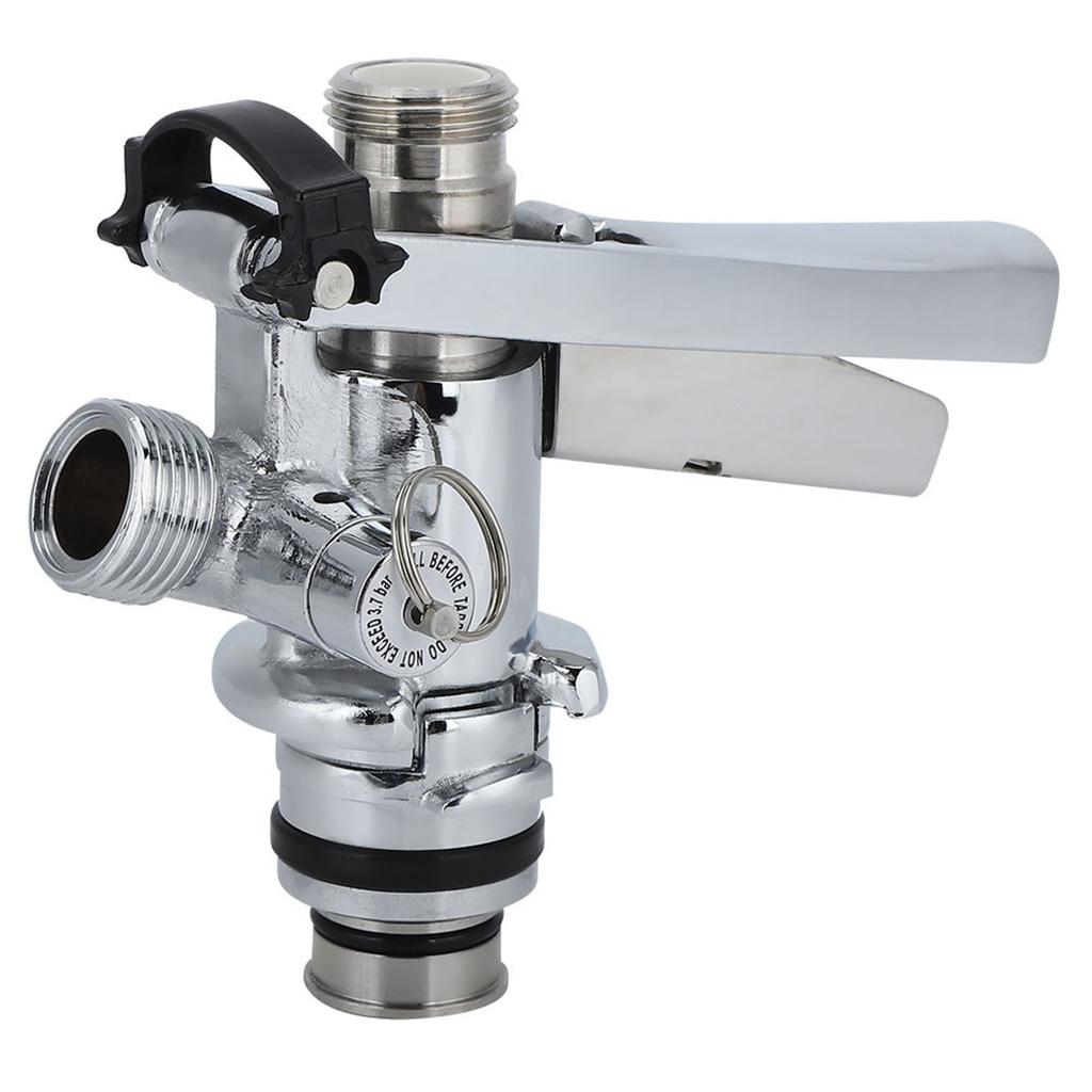 G5/8 U-Typ Edelstahl Bierfasskupplung Zapfhahnzubehör für Heimbar, Restaurant