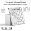 34Key External Numpad Teclado  Numerique 2.4G Wireless Numeric Keypad Programmable Numeric Keyboard with Display