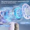 Portable Handheld Fan Personal Small Fan LED Display Lightweight Foldable Cooling Device With Adjustable Speeds For Hot Weather