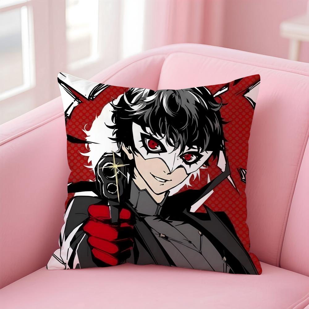 popular game Revelations Persona Cushion Cover Comfortable Reversible Pillow Cover Ideal for Car Sofa Bedroom & Beyond