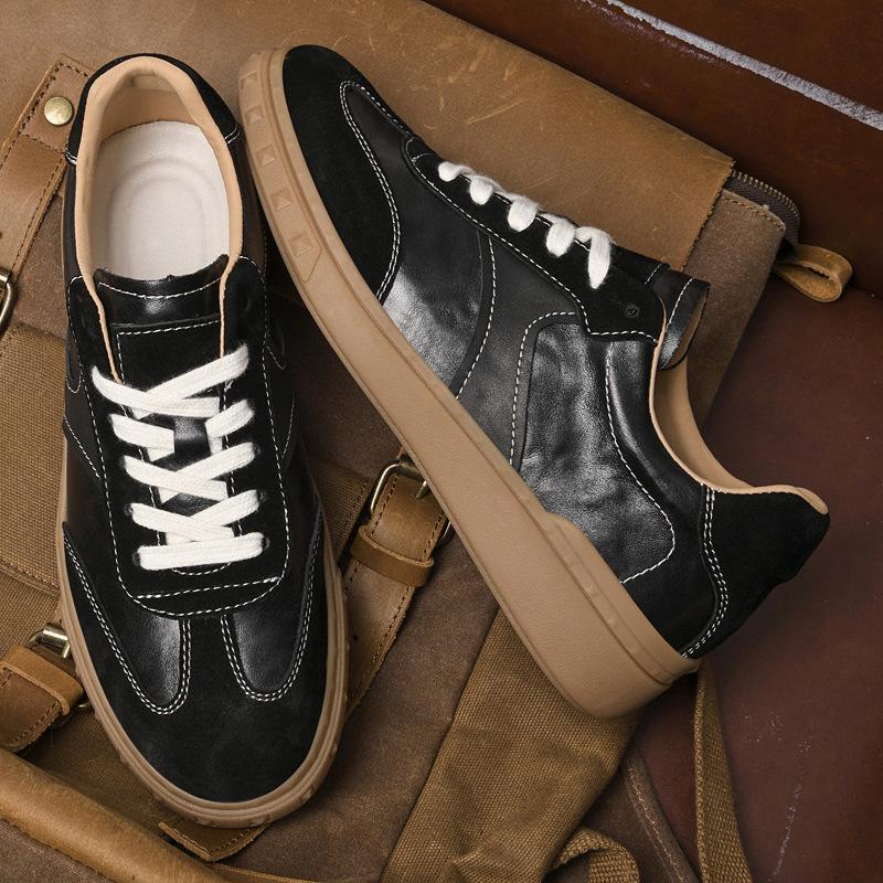 

Men s shoes 2025 summer new heightening platform shoes men s daily going out trendy casual shoes black sports board shoes 45 чёрный