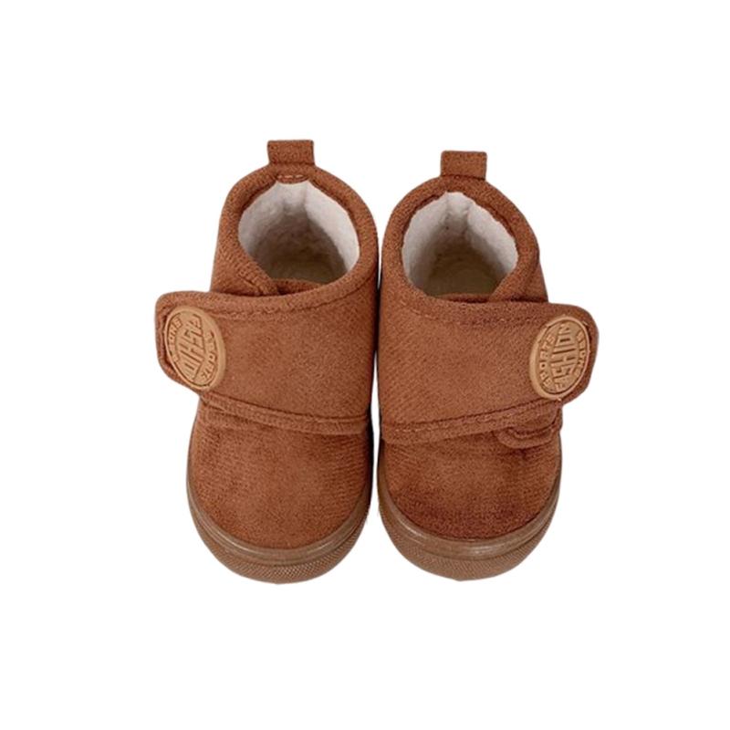 

Детская обувь, зимние хлопковые зимние ботинки с низким берцем для мальчиков, детские модные плюшевые теплые ботильоны, спортивная обувь 30