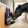 Horse Feeding Bag with Hanging Design, Black Front Opening Feed Bag, 60 x 71 cm Bag for Stable, Trailer, and Fence Feeding Contexts