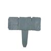 Durable Outdoor Plastic Fence: Imitation Stone Design for Garden and Courtyard