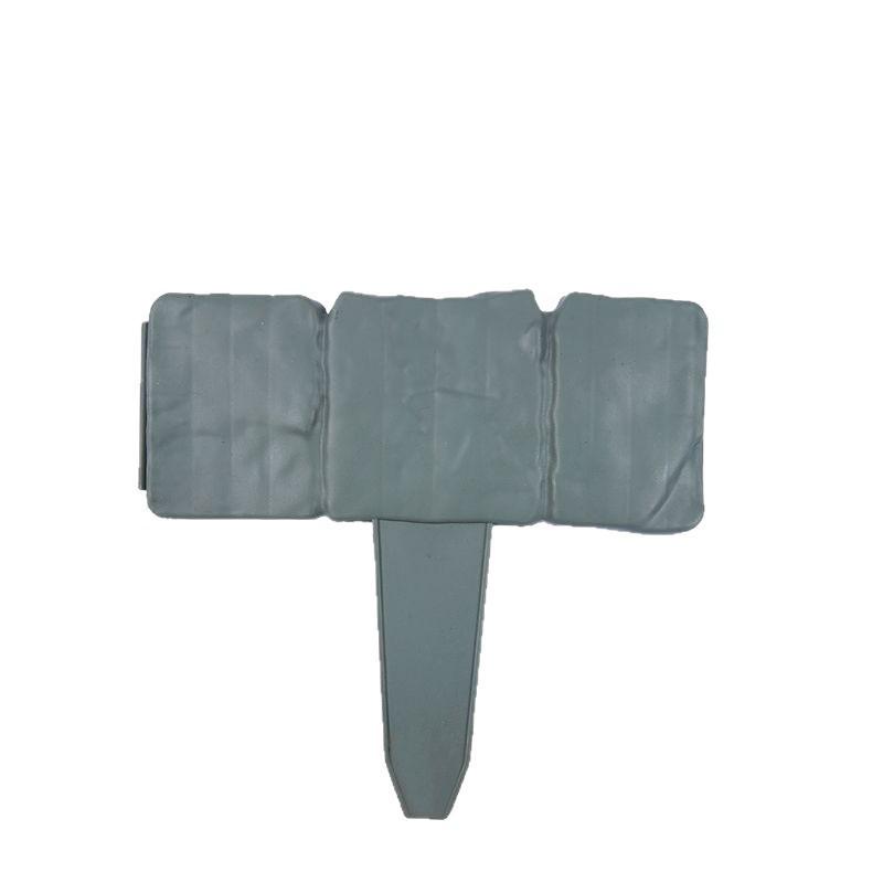 Durable Outdoor Plastic Fence: Imitation Stone Design for Garden and Courtyard