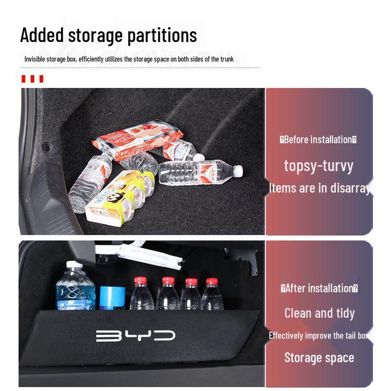 BYD Qin Plus 23 Trunk Mat Surround Version for DM-i and EV Models Qin PLUS DM-i