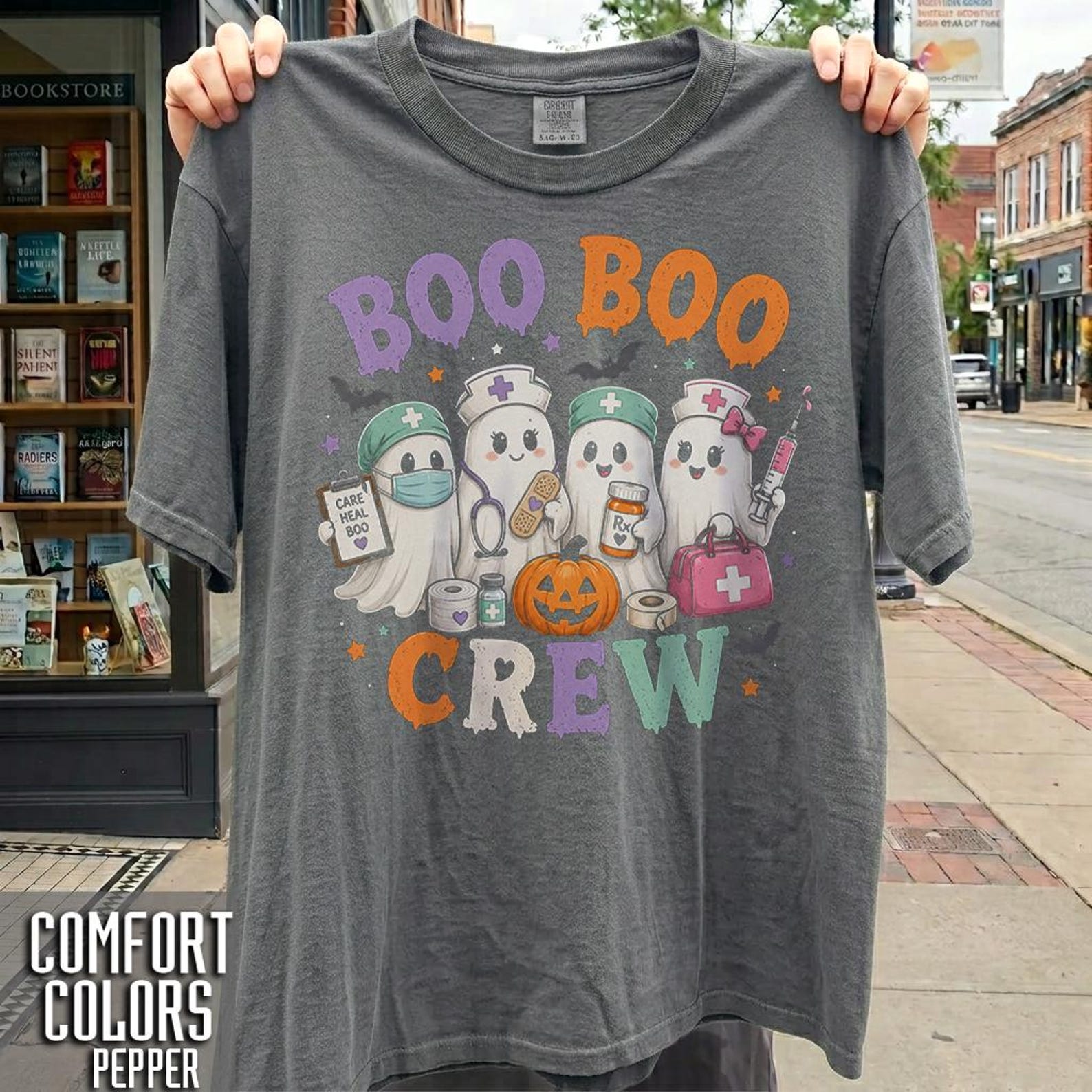 Boo Boo Crew Halloween Nurse T-Shirt S
