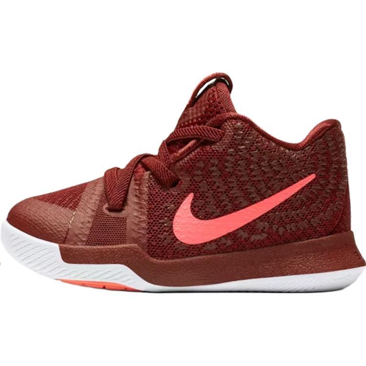 Nike Kyrie 3 Abrasion Resistant Low top Toddler Shoes Red Infant And Toddler 869984-681 27