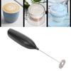 Leistungsstarker Milchaufschäumerstab Handheld Elektrischer Schaumbereiter Getränkemixer für Kaffee Lattes Cappuccinos Schwarz