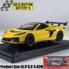 1:32 Chevrolet Corvette C8 Zr1X Track Enhanced Version Supercar Alloy Metal Diecast Model Car Simulation Miniature Holiday Gifts