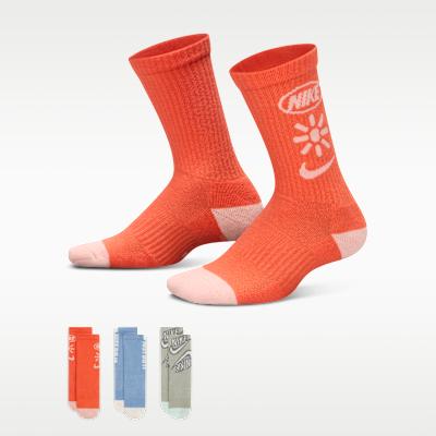 Nike Dri FIT Everyday Socks 3 Pack Kids  24-26