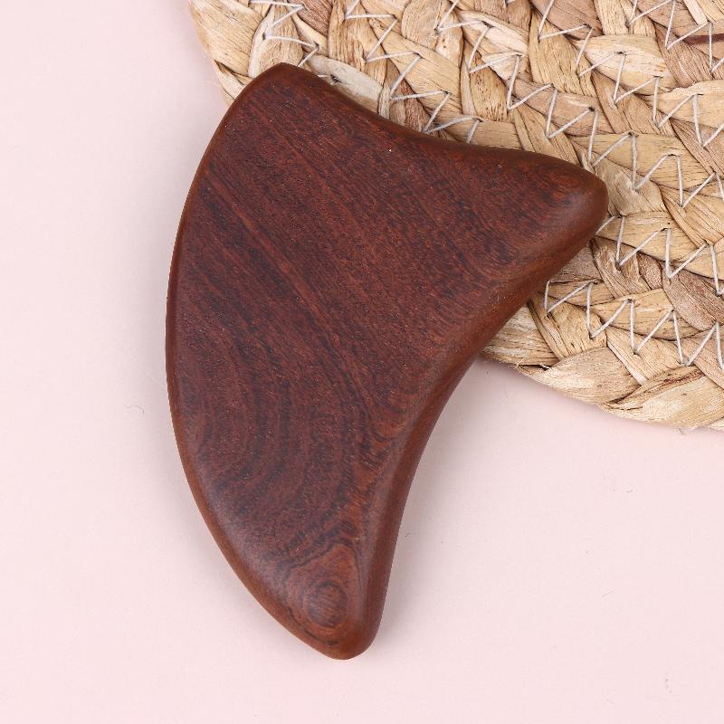 Golden Sandalwood Gua Sha Scraper Massage Tool Anti Cellulite Massager Guasha Massage Board Back Leg Arm Massage Therapy Tools