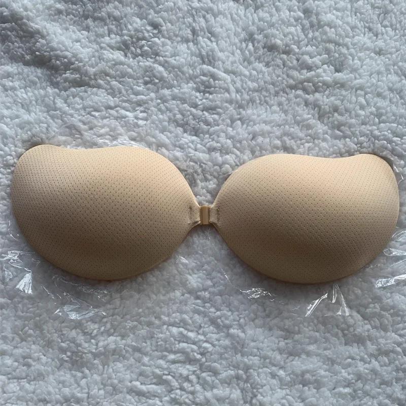 A-D Cup Reusable Nipple Cover Sticker Patch Push Up Bra Adhesive Pasty Strapless Bras Wedding Dress Lingerie Silicone Padding