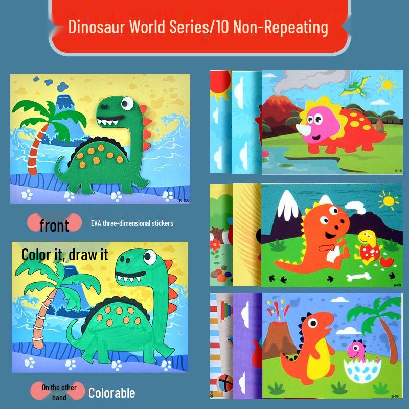 

Детский набор для творчества 3D EVA наклеек: Креативные материалы ручной работы для детского сада