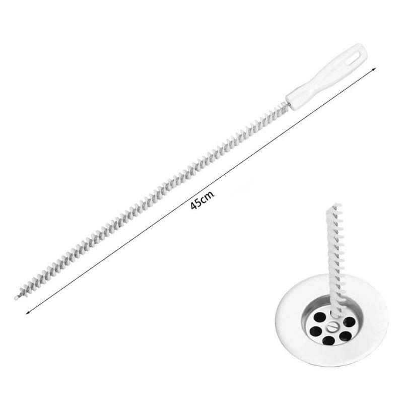 5 шт. Многофункциональный изогнутый ручной очиститель для бытовой кухни, туалета, канализации 45cm 5pcs