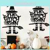 Bat Witch And Theme Halloween Door Hanging Decorations For Festive Ghost Party