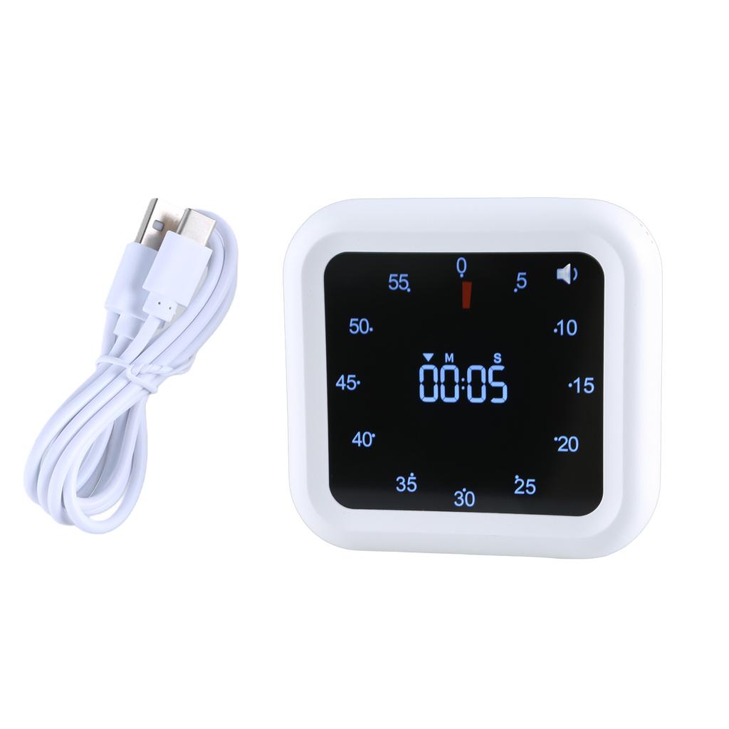 Visueller Countdown-Timer zum Kochen und Backen Leiser Betrieb Magnetischer Küchentimer mit großer LED-Anzeige